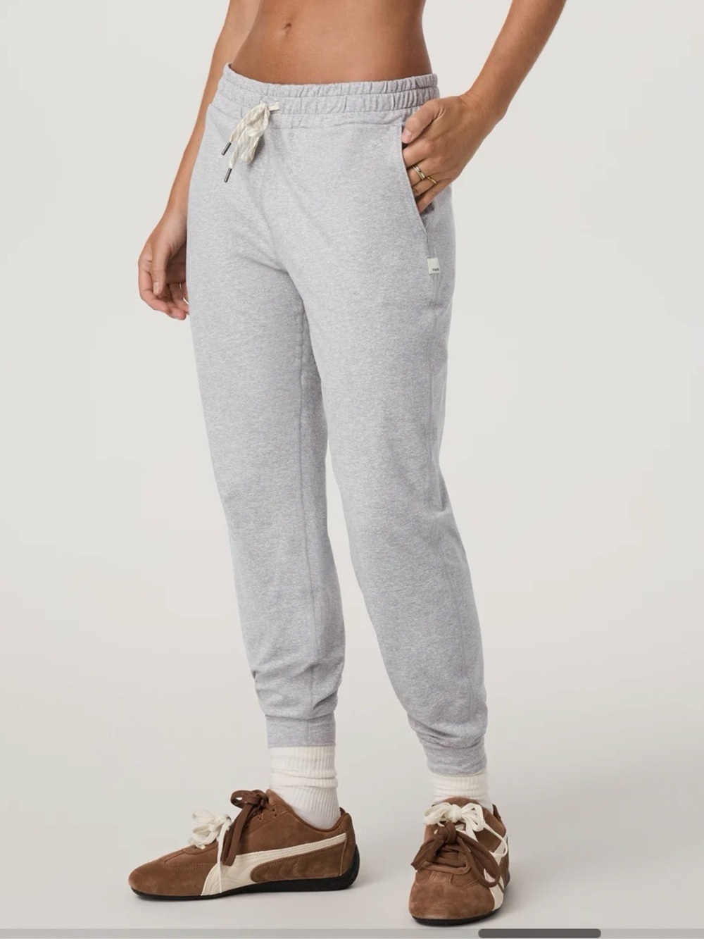 Vuori Performance Joggers, Light Gray